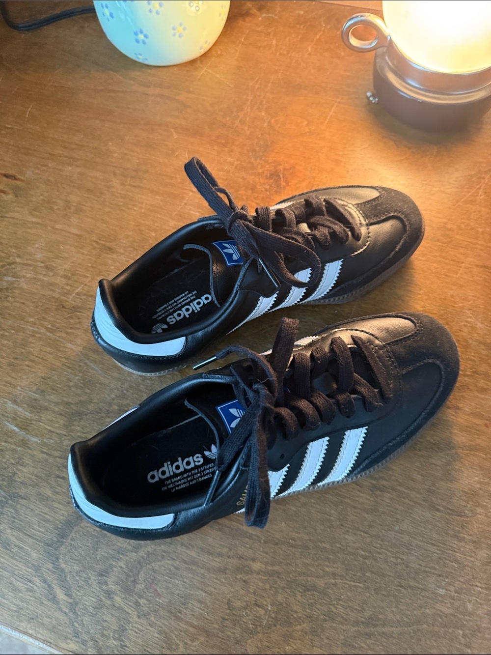 adidas Black and White Low-Top Sneakers